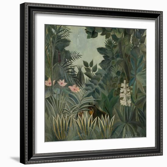 The Equatorial Jungle, 1909-Henri Rousseau-Framed Art Print