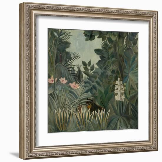 The Equatorial Jungle, 1909-Henri Rousseau-Framed Art Print