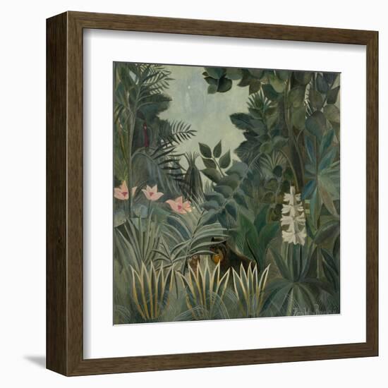 The Equatorial Jungle, 1909-Henri Rousseau-Framed Art Print