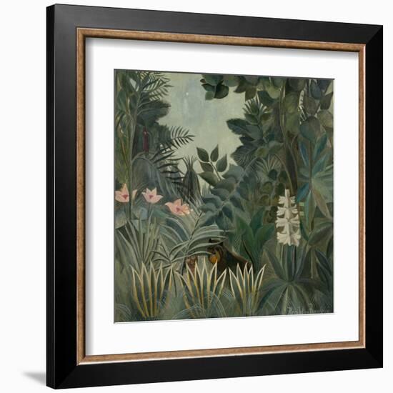 The Equatorial Jungle, 1909-Henri Rousseau-Framed Art Print