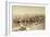 The Erection of a Pier in Yalta, 1896 (Albumen Photo)-Unknown Artist-Framed Giclee Print