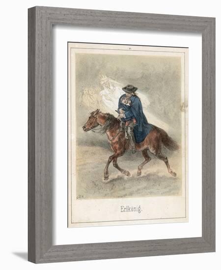 The Erl King-Theodor Hosemann-Framed Giclee Print