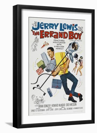 The Errand Boy, 1961, Directed by Jerry Lewis-null-Framed Giclee Print