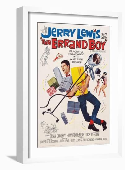The Errand Boy, Jerry Lewis, 1961-null-Framed Art Print