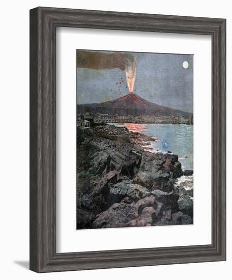 The Eruption of Etna, Sicily, 1892-Henri Meyer-Framed Giclee Print