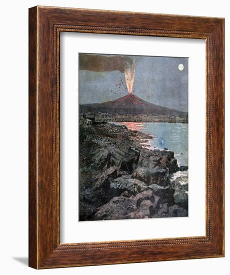 The Eruption of Etna, Sicily, 1892-Henri Meyer-Framed Giclee Print