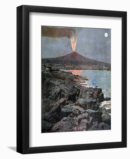 The Eruption of Etna, Sicily, 1892-Henri Meyer-Framed Giclee Print