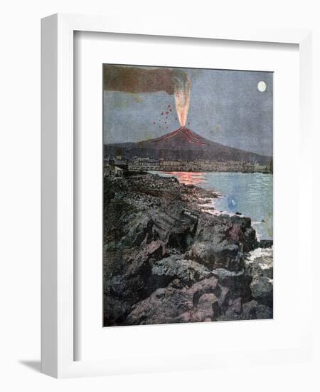 The Eruption of Etna, Sicily, 1892-Henri Meyer-Framed Giclee Print