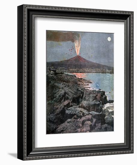 The Eruption of Etna, Sicily, 1892-Henri Meyer-Framed Giclee Print