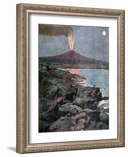 The Eruption of Etna, Sicily, 1892-Henri Meyer-Framed Giclee Print