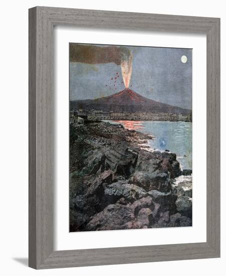 The Eruption of Etna, Sicily, 1892-Henri Meyer-Framed Giclee Print