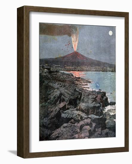 The Eruption of Etna, Sicily, 1892-Henri Meyer-Framed Giclee Print