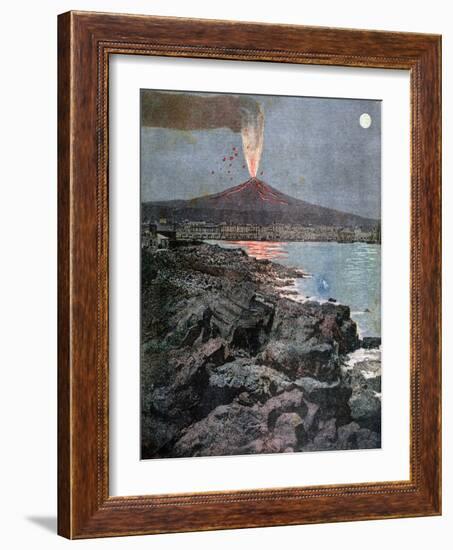 The Eruption of Etna, Sicily, 1892-Henri Meyer-Framed Giclee Print