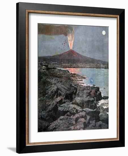 The Eruption of Etna, Sicily, 1892-Henri Meyer-Framed Giclee Print