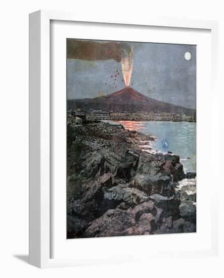 The Eruption of Etna, Sicily, 1892-Henri Meyer-Framed Giclee Print