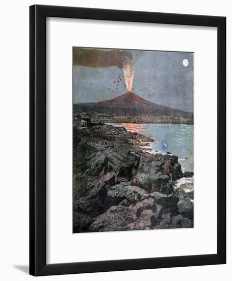 The Eruption of Etna, Sicily, 1892-Henri Meyer-Framed Giclee Print