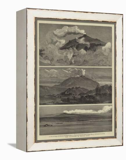 The Eruption of Mount Etna-William Lionel Wyllie-Framed Premier Image Canvas