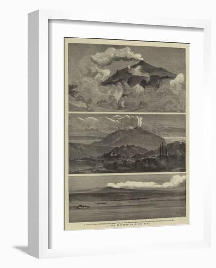 The Eruption of Mount Etna-William Lionel Wyllie-Framed Giclee Print