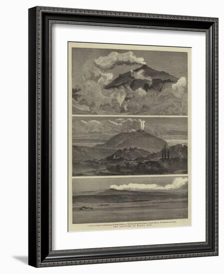 The Eruption of Mount Etna-William Lionel Wyllie-Framed Giclee Print