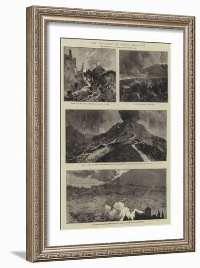 The Eruption of Mount Vesuvius-Sydney Prior Hall-Framed Giclee Print