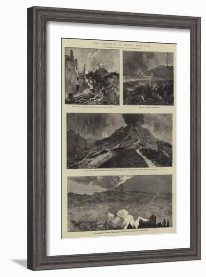 The Eruption of Mount Vesuvius-Sydney Prior Hall-Framed Giclee Print