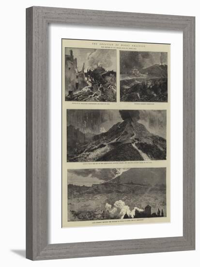 The Eruption of Mount Vesuvius-Sydney Prior Hall-Framed Giclee Print