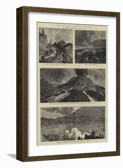The Eruption of Mount Vesuvius-Sydney Prior Hall-Framed Giclee Print