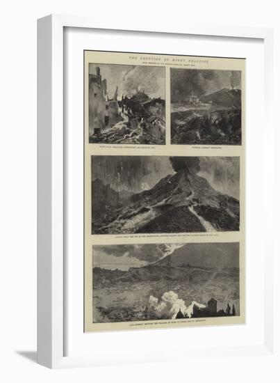 The Eruption of Mount Vesuvius-Sydney Prior Hall-Framed Giclee Print