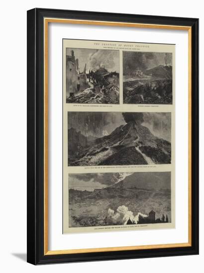 The Eruption of Mount Vesuvius-Sydney Prior Hall-Framed Giclee Print