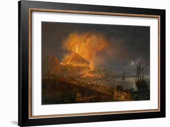 The Eruption of Mt. Vesuvius, 1777-Pierre Jacques Volaire-Framed Giclee Print