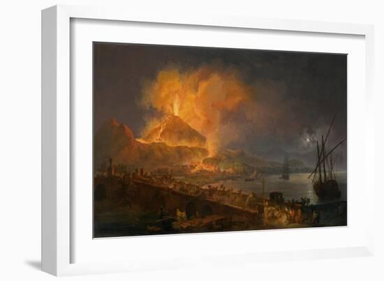 The Eruption of Mt. Vesuvius, 1777-Pierre Jacques Volaire-Framed Giclee Print