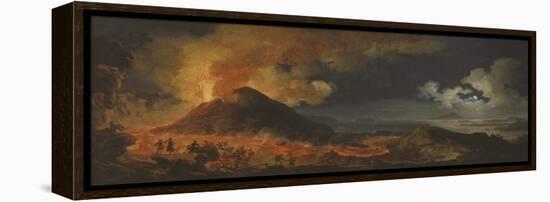 The Eruption of Vesuvius, 1771-Pierre Jacques Volaire-Framed Premier Image Canvas