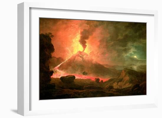 The Eruption of Vesuvius-Abraham Pether-Framed Premium Giclee Print