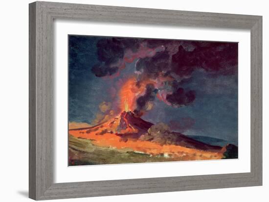 The Eruption of Vesuvius-Joseph Wright of Derby-Framed Giclee Print