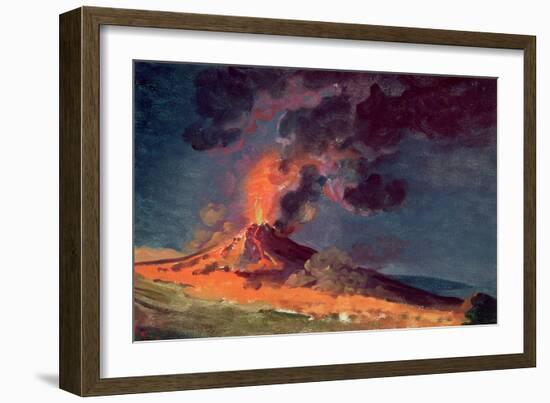 The Eruption of Vesuvius-Joseph Wright of Derby-Framed Giclee Print