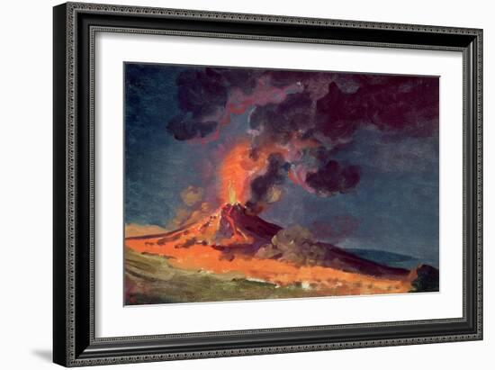 The Eruption of Vesuvius-Joseph Wright of Derby-Framed Giclee Print