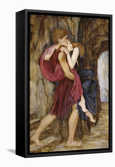 The Escape, circa 1900-John Roddam Spencer Stanhope-Framed Premier Image Canvas