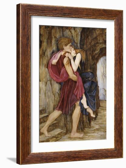 The Escape, circa 1900-John Roddam Spencer Stanhope-Framed Giclee Print