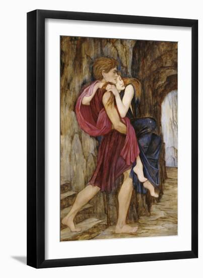 The Escape, circa 1900-John Roddam Spencer Stanhope-Framed Giclee Print