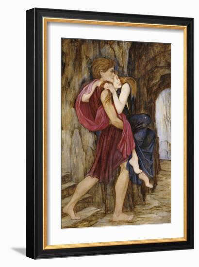 The Escape, circa 1900-John Roddam Spencer Stanhope-Framed Giclee Print