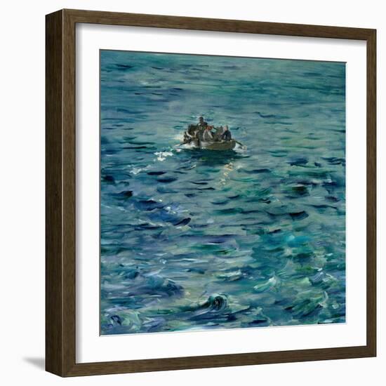 The Escape of Henri De Rochefort (1831-1915) 20 March 1874, 1880-81-Edouard Manet-Framed Giclee Print