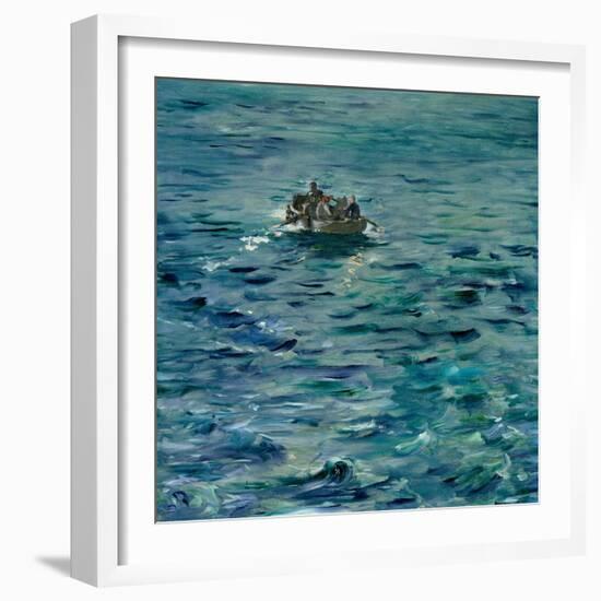 The Escape of Henri De Rochefort (1831-1915) 20 March 1874, 1880-81-Edouard Manet-Framed Giclee Print