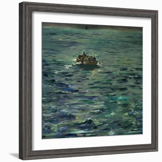 The Escape of Henri Rochefort (1831-1913)-Edouard Manet-Framed Giclee Print