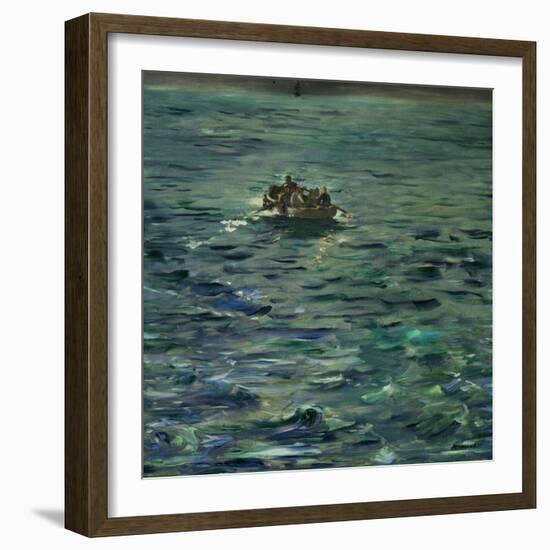 The Escape of Henri Rochefort (1831-1913)-Edouard Manet-Framed Giclee Print