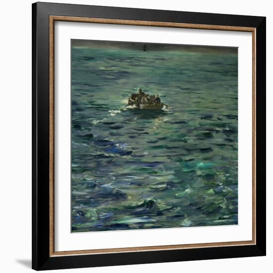 The Escape of Henri Rochefort (1831-1913)-Edouard Manet-Framed Giclee Print