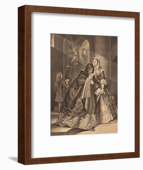 'The Escape of Lord Nithsdale from the Tower, 1716', 1886-P Fraenkel-Framed Giclee Print