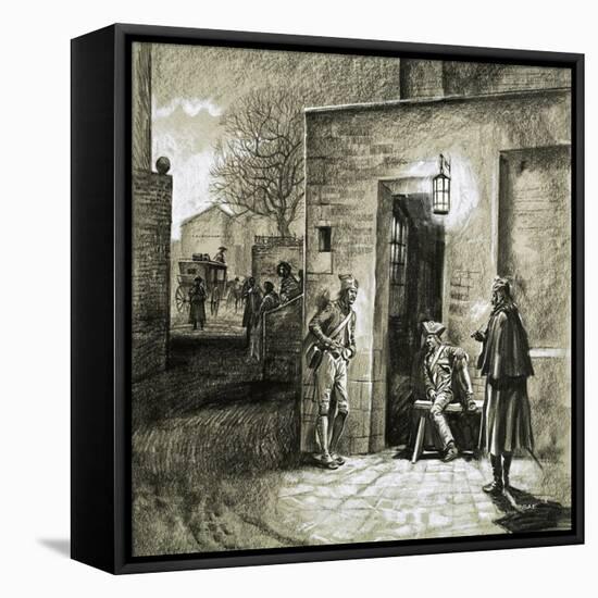 The Escape of Louis Xvi and Marie Antoinette-Gerry Embleton-Framed Premier Image Canvas