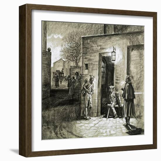 The Escape of Louis Xvi and Marie Antoinette-Gerry Embleton-Framed Giclee Print