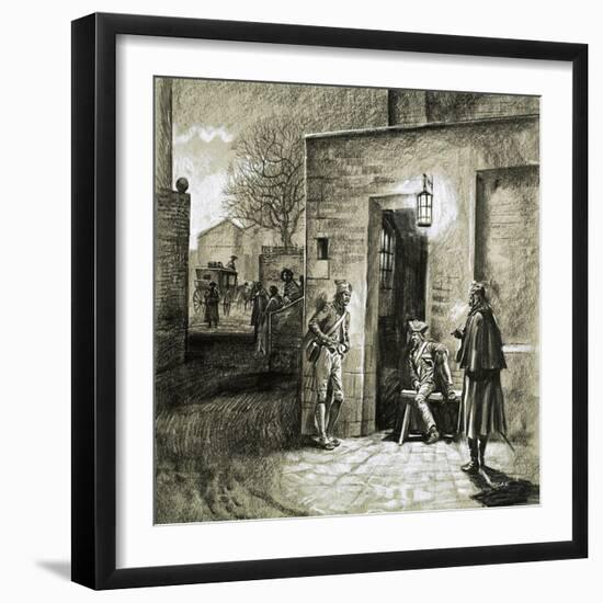 The Escape of Louis Xvi and Marie Antoinette-Gerry Embleton-Framed Giclee Print