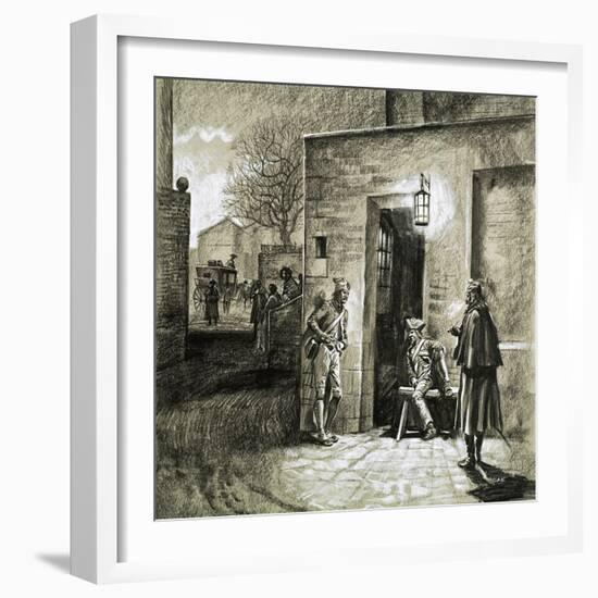 The Escape of Louis Xvi and Marie Antoinette-Gerry Embleton-Framed Giclee Print